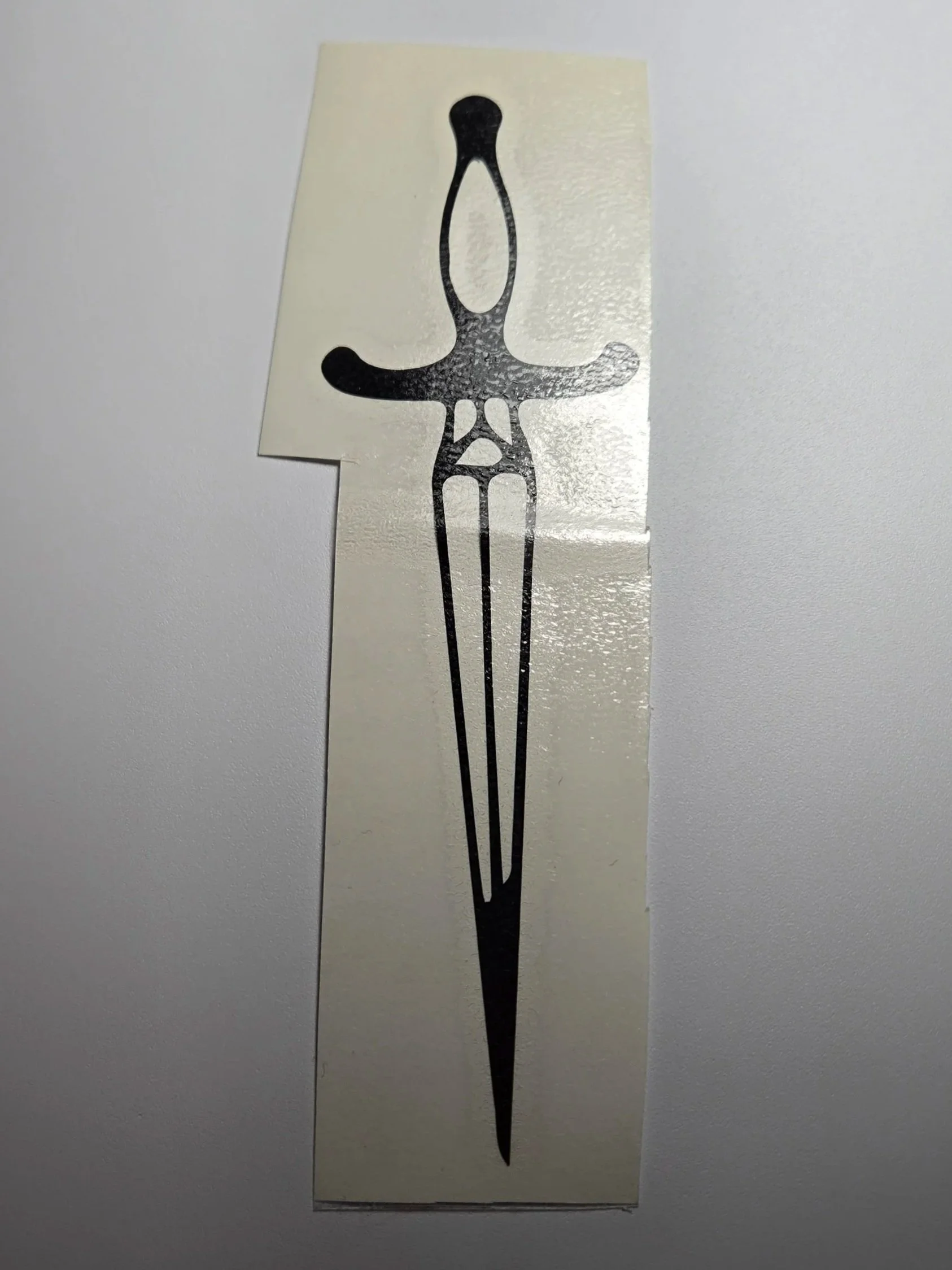 5.5" Dagger Decal