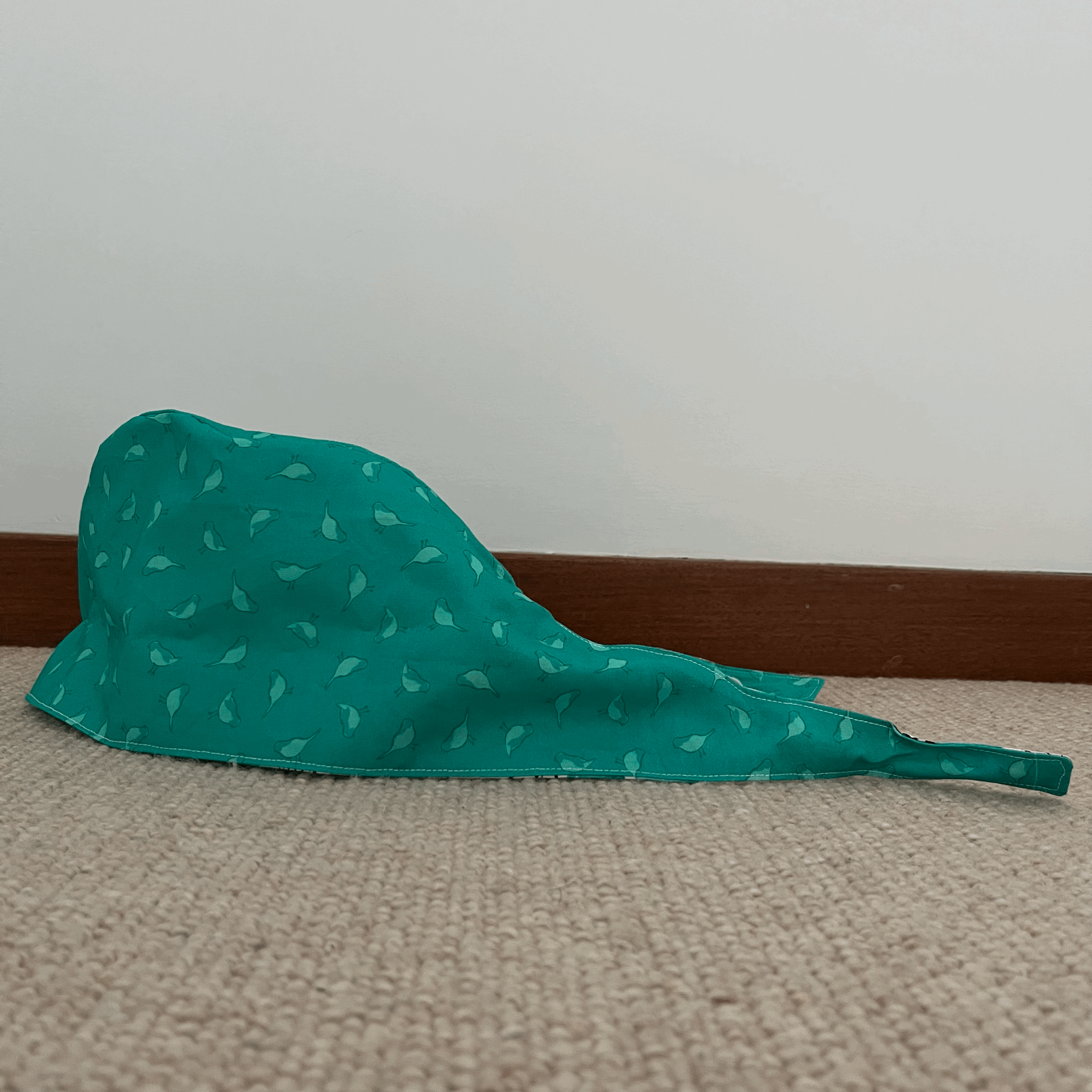 Green Birds Reversible Scrub Hat