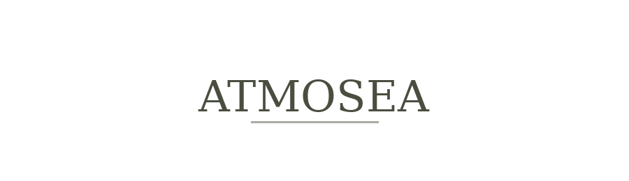 Logo with the word 'ATMOS' and the theme of atmospheric or environmental focus.