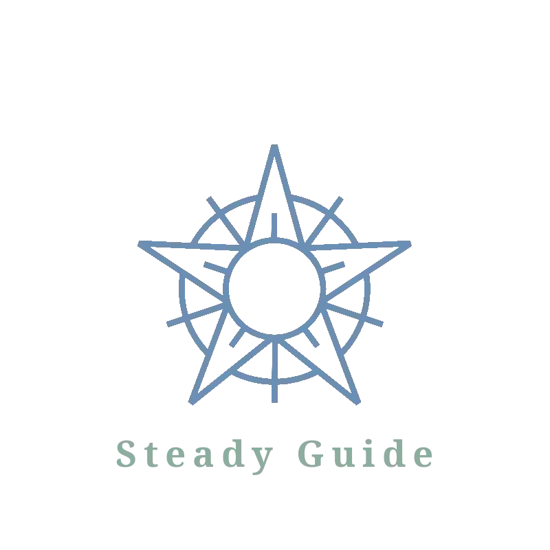A blue star-shaped badge with a circular hole in the center, labeled "Security Badge" beneath it.