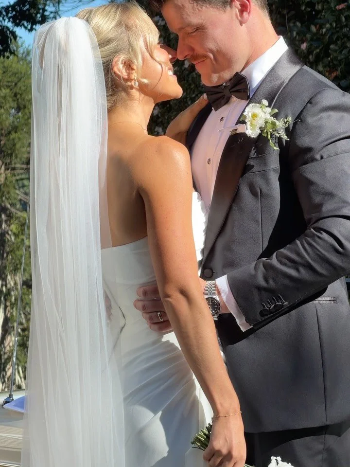 Dreamy moments from Zo&euml; &amp; Blake&rsquo;s day &mdash; 

Venue: @waterfalllodgemaleny 
Hair &amp; makeup: @sunshinebrides 
Planner/ styling: @mapleweddingsandevents 
Dress: @kyhabride 
Photographer: @lukemiddlemissphotography 
Celebrant: @laura