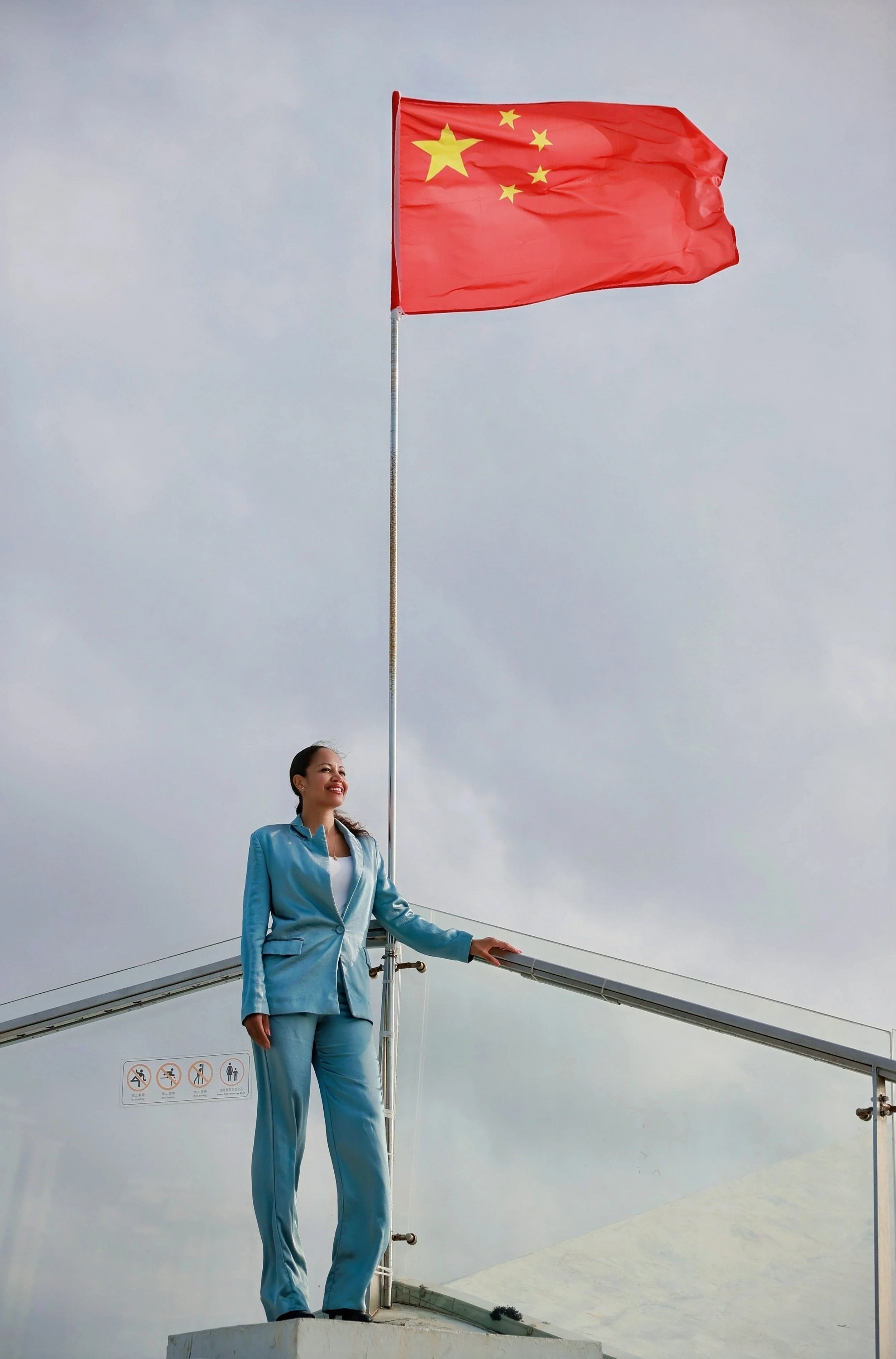 Picture of Francine Carron in China Hainan Free Trade Port