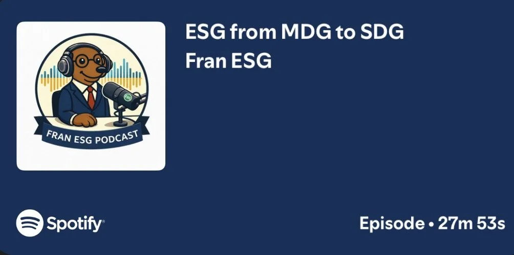 ESG from MDG to SDG