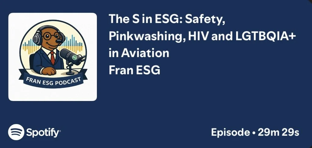 Francine Carron interviews pilot on the S in ESG