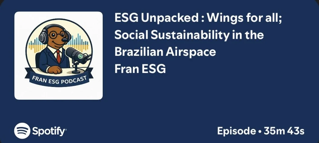 Francine Carron interviewing the Brazilian Air Navigation Service Provider ANAC