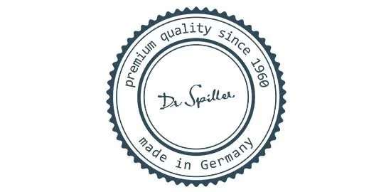 Seal or badge with text 'Premium quality since 1966', 'Made in Germany', and 'Da Spillea' in the center.