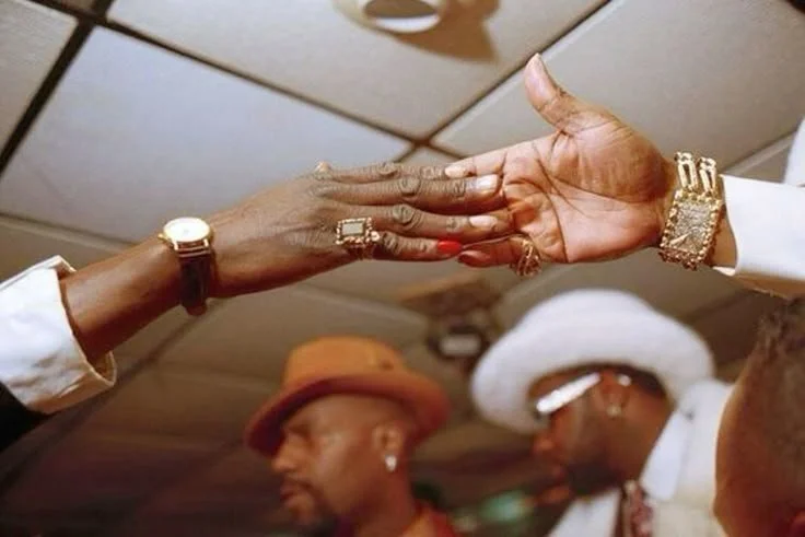 Black Hand Shake