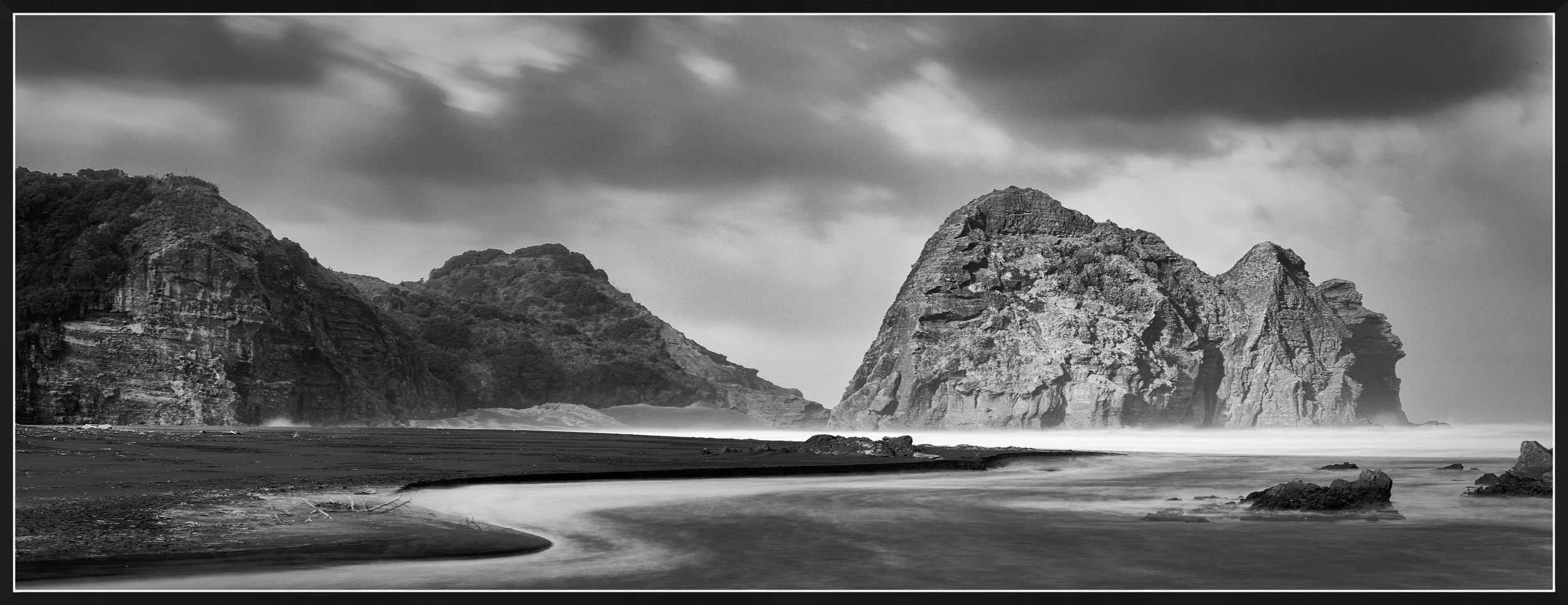 Rainy Day at Piha Beach
