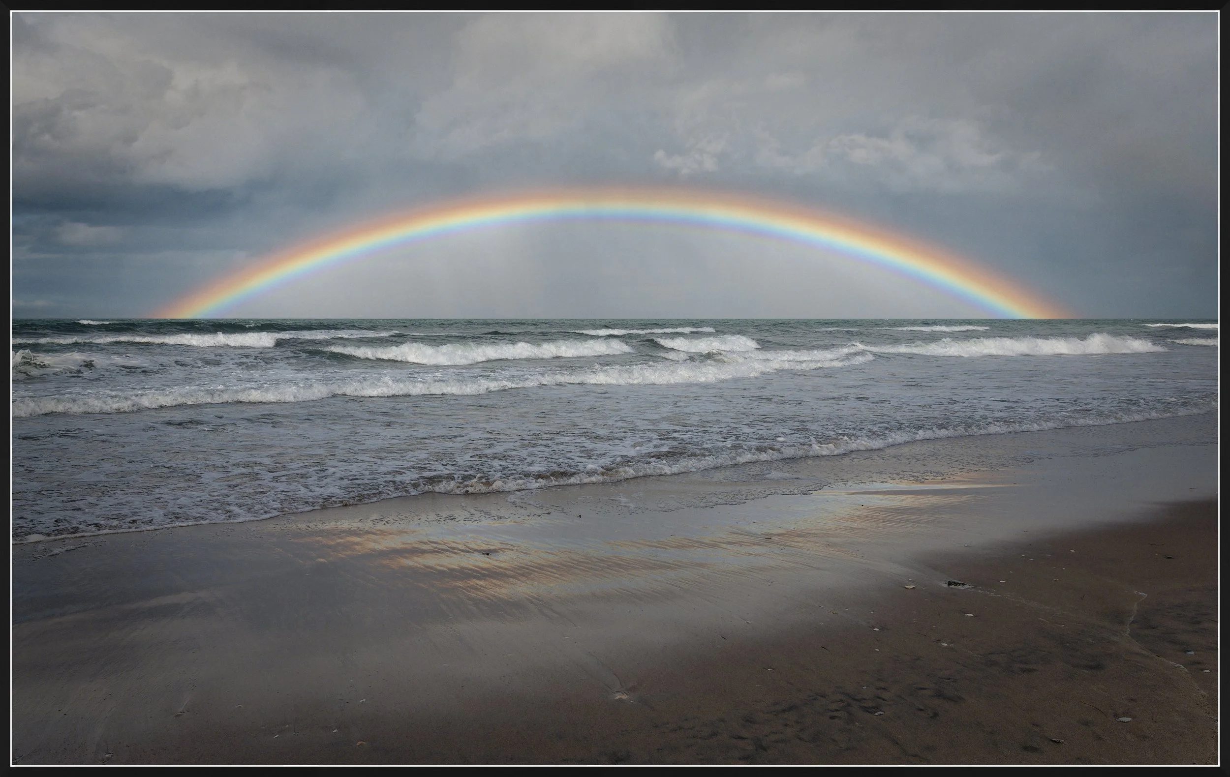 After the storm at Waihi Beach