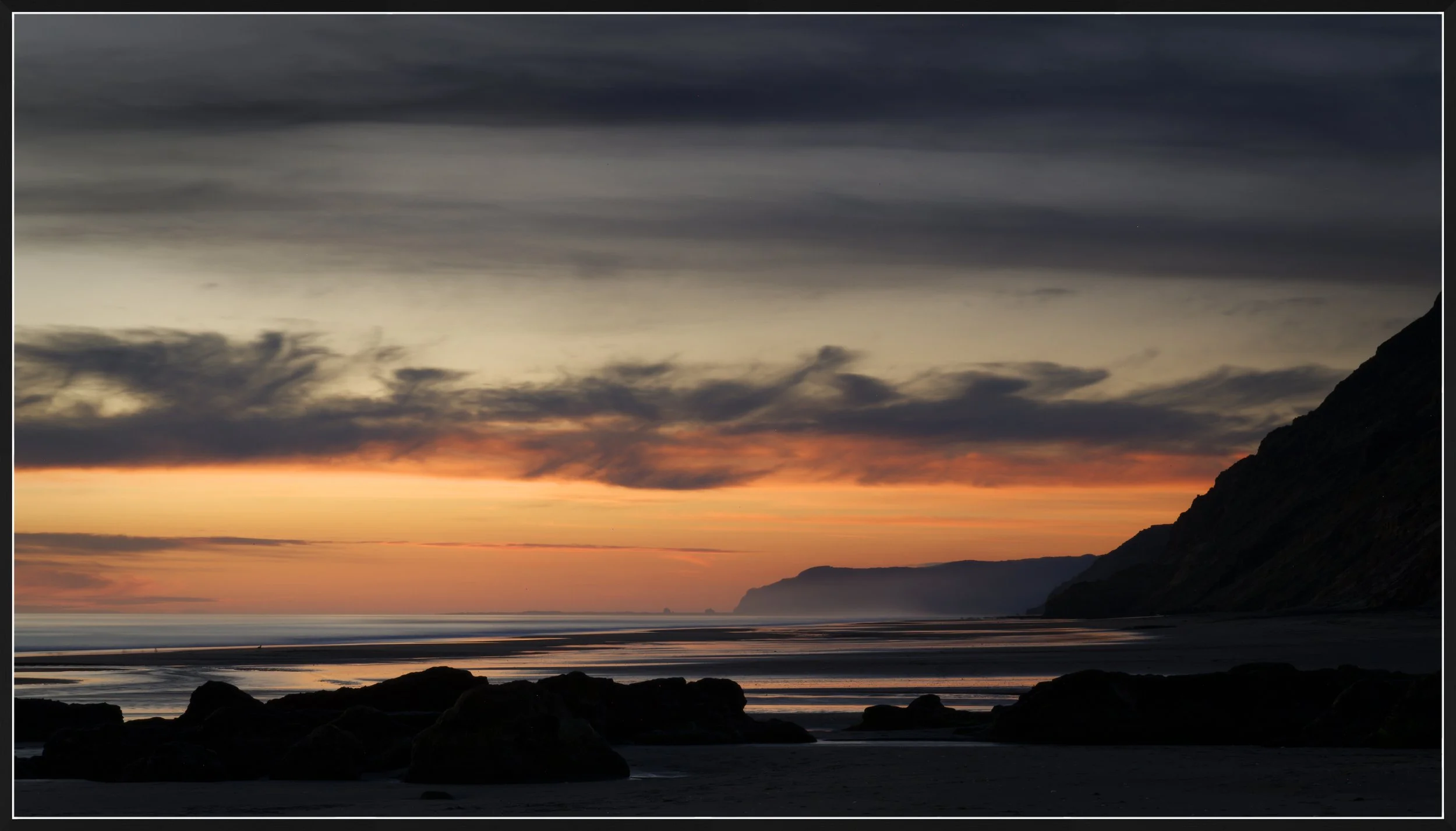 Sunset at Hamilton's Gap