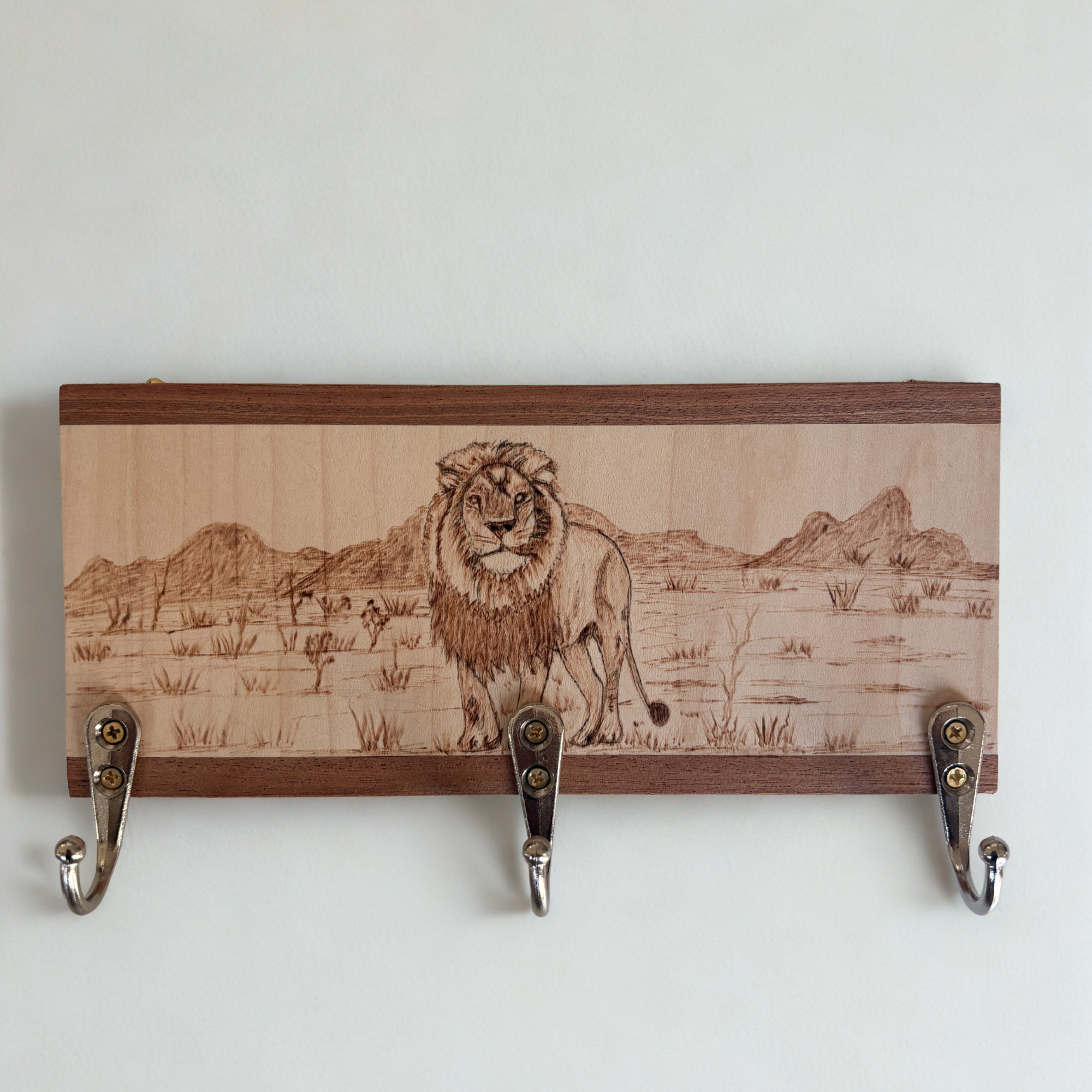 Three Prong Key Holder