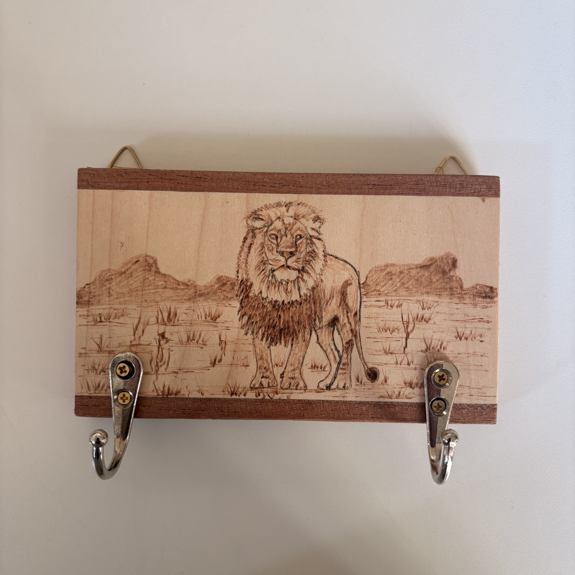 Two Prong Key Holder