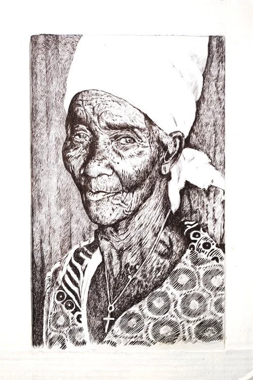Portrait Ballpoint Drawing