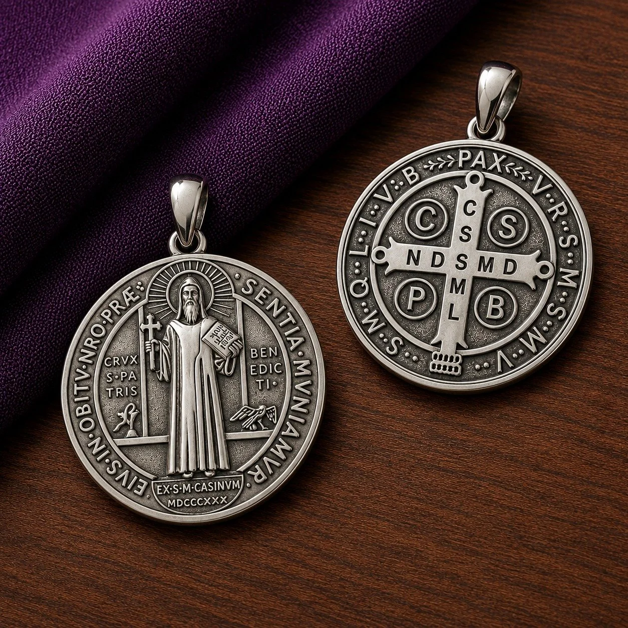 Medalla de San Benito Ritualizada