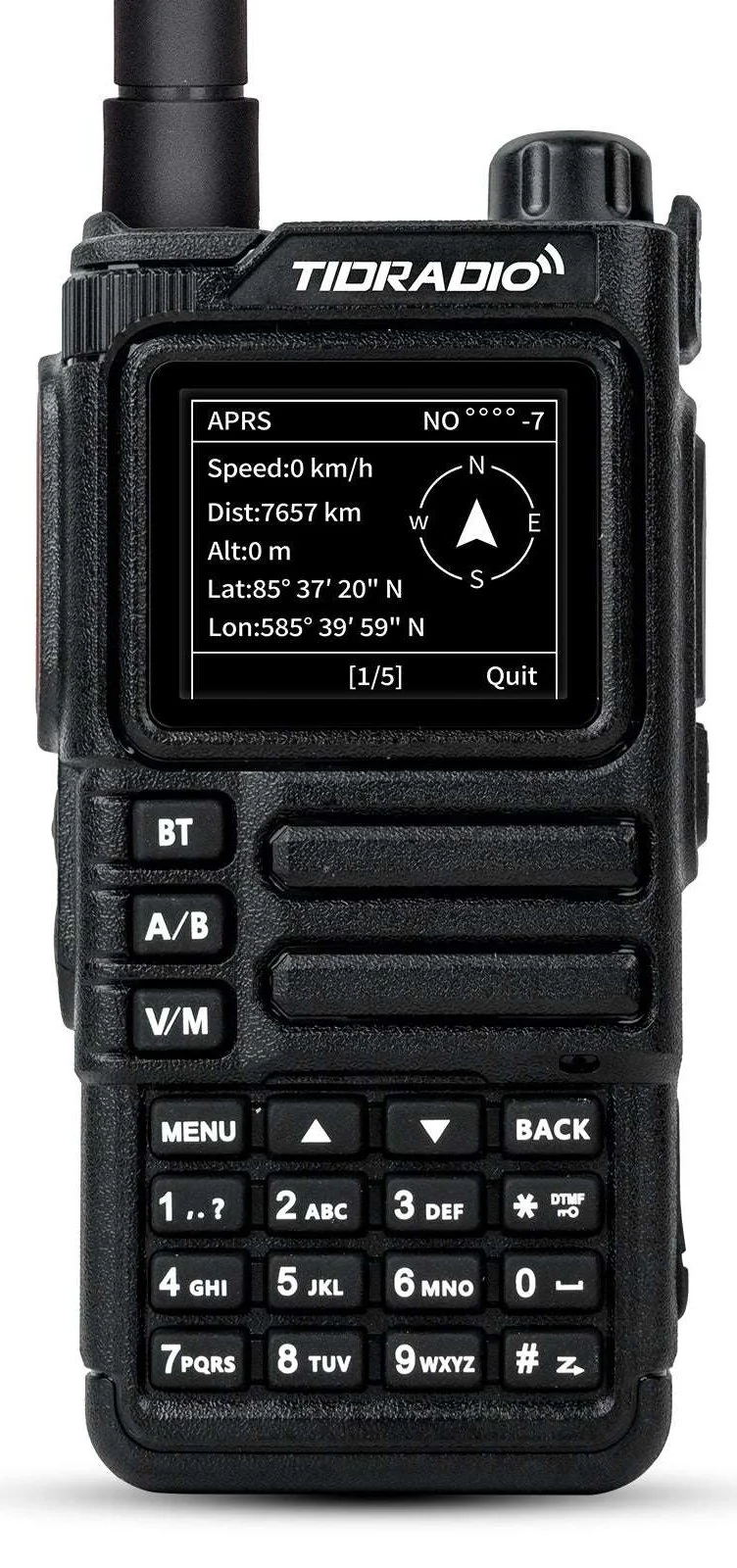 TIDRADIO TD-H9 handheld used by WB2EHG for APRS and analog operation