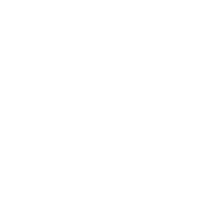 Outline of a shopping cart icon on a black background