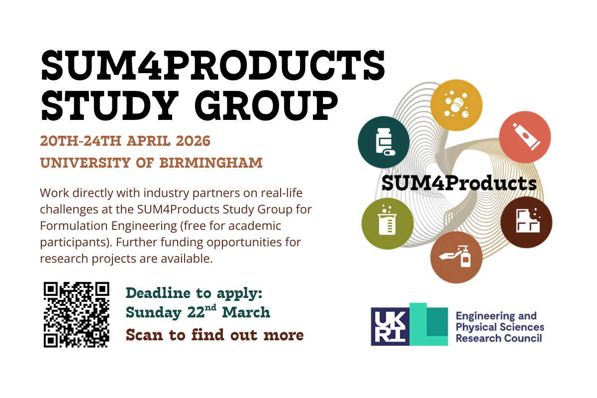 Study Group registrations: now open