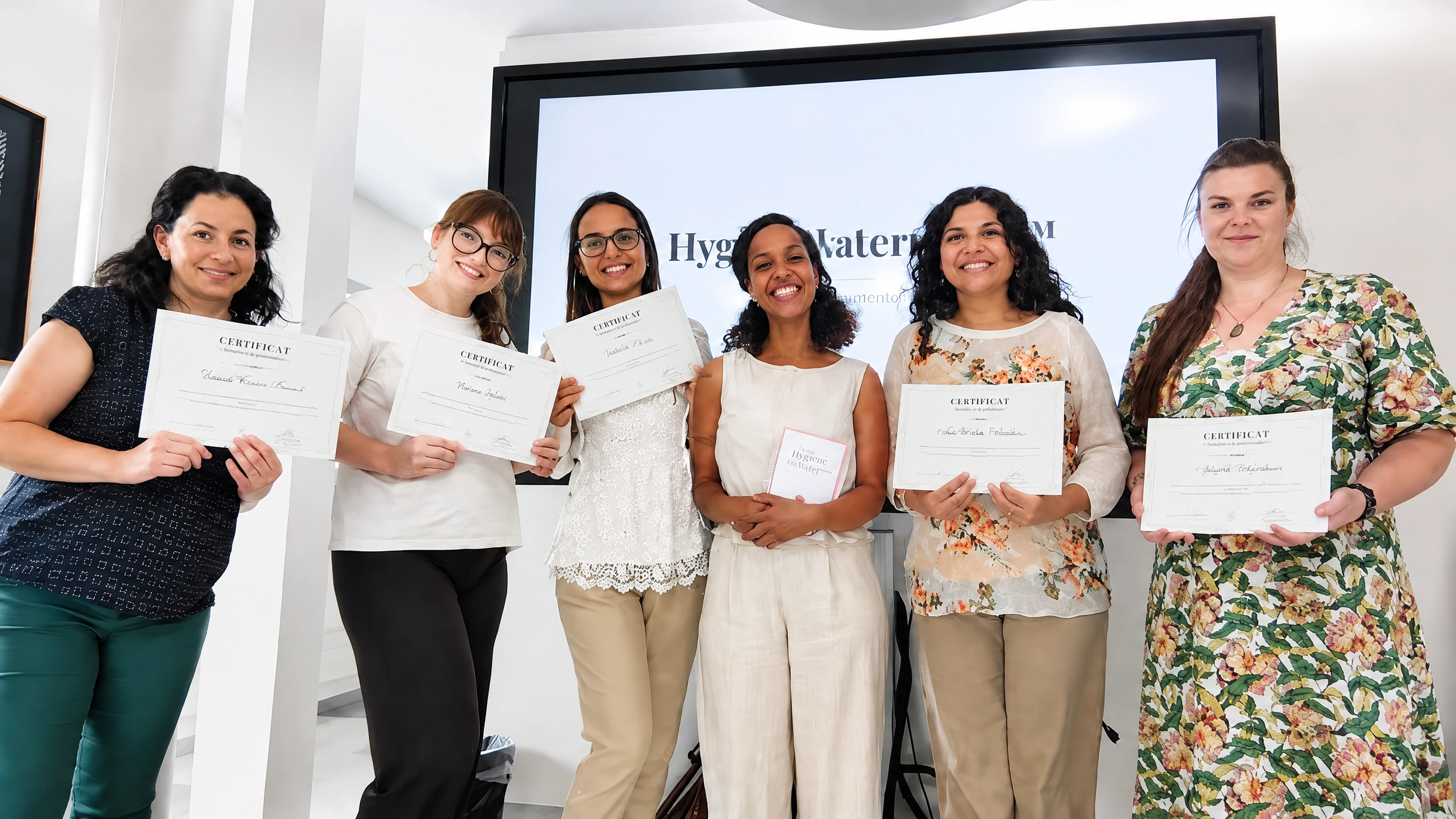 Formation_HypnoMaternelle_Diplomes_Sages femmes en formation d'hypnose, remise de diplôme