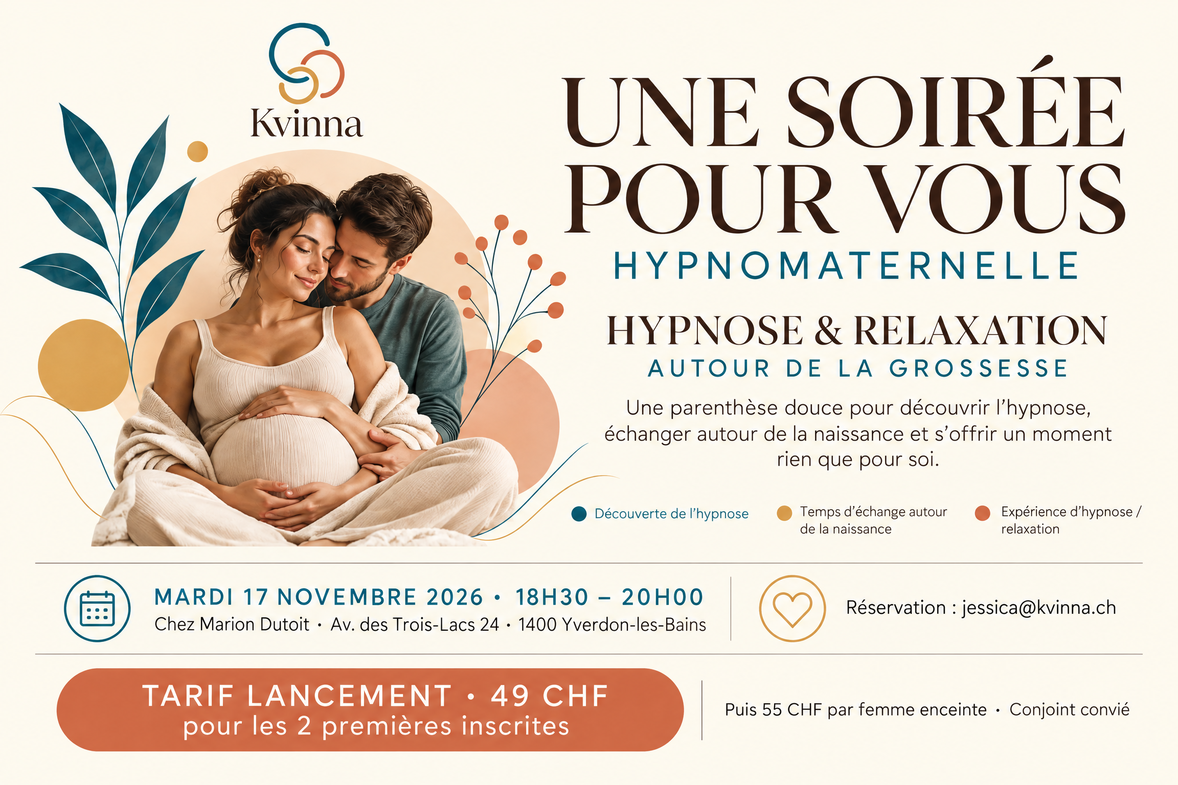 Hypnose &amp; préparation à la naissance à Yverdon-Les-Bains