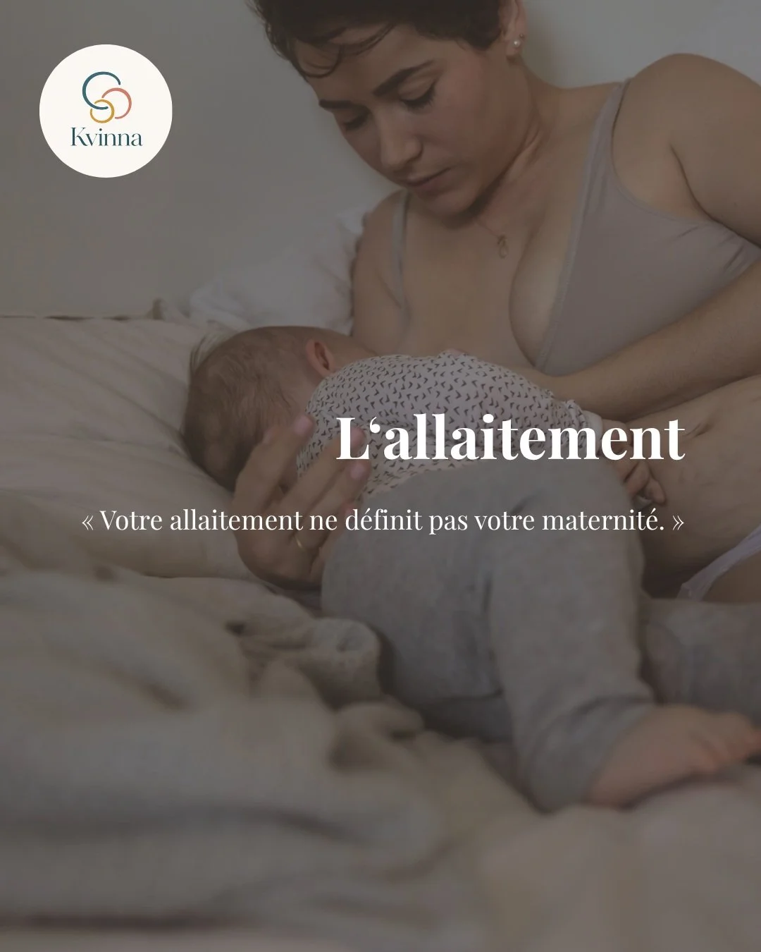 L&rsquo;allaitement ne d&eacute;finit pas votre maternit&eacute;.

On peut allaiter.
On peut ne pas allaiter.
On peut vouloir allaiter et ne pas y arriver comme on l&rsquo;avait imagin&eacute;.

Derri&egrave;re chaque choix, chaque histoire est diff&