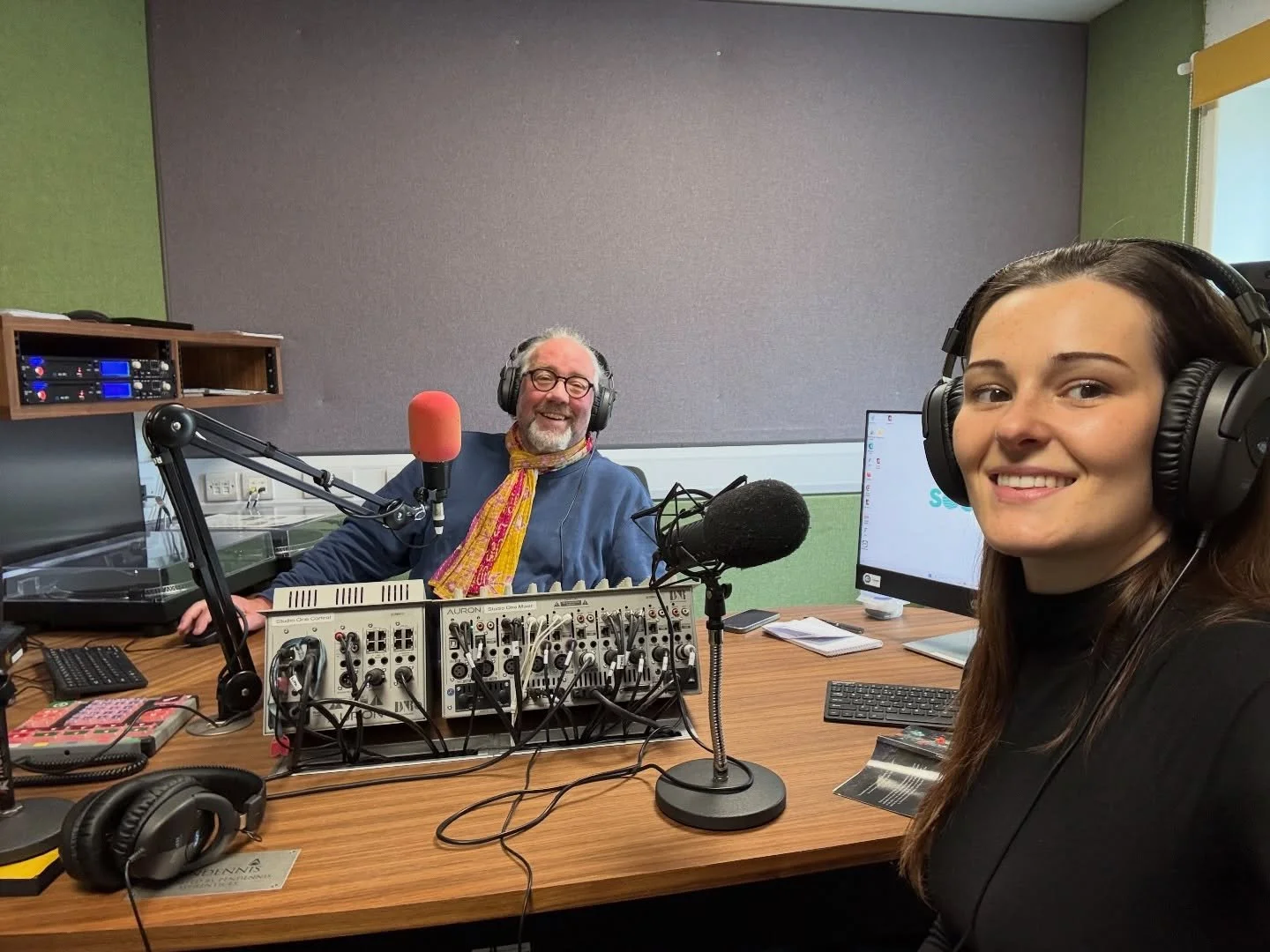 On @the_source_fm today to record an excerpt from William Essex&rsquo;s book Escape Mutation as the lead female character Melusie Evans, and to speak a little about my career as an audiobook narrator. You will be able to listen on Friday at 2pm. 📻📡