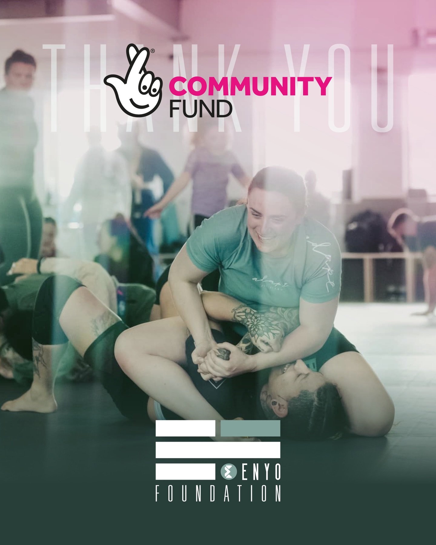 We are so excited to announce that we have officially been awarded National Lottery funding from the National Lottery Community Fund! 

This is a huge step for the ENYO Foundation and will allow us to support the growth of grassroots women&rsquo;s BJ