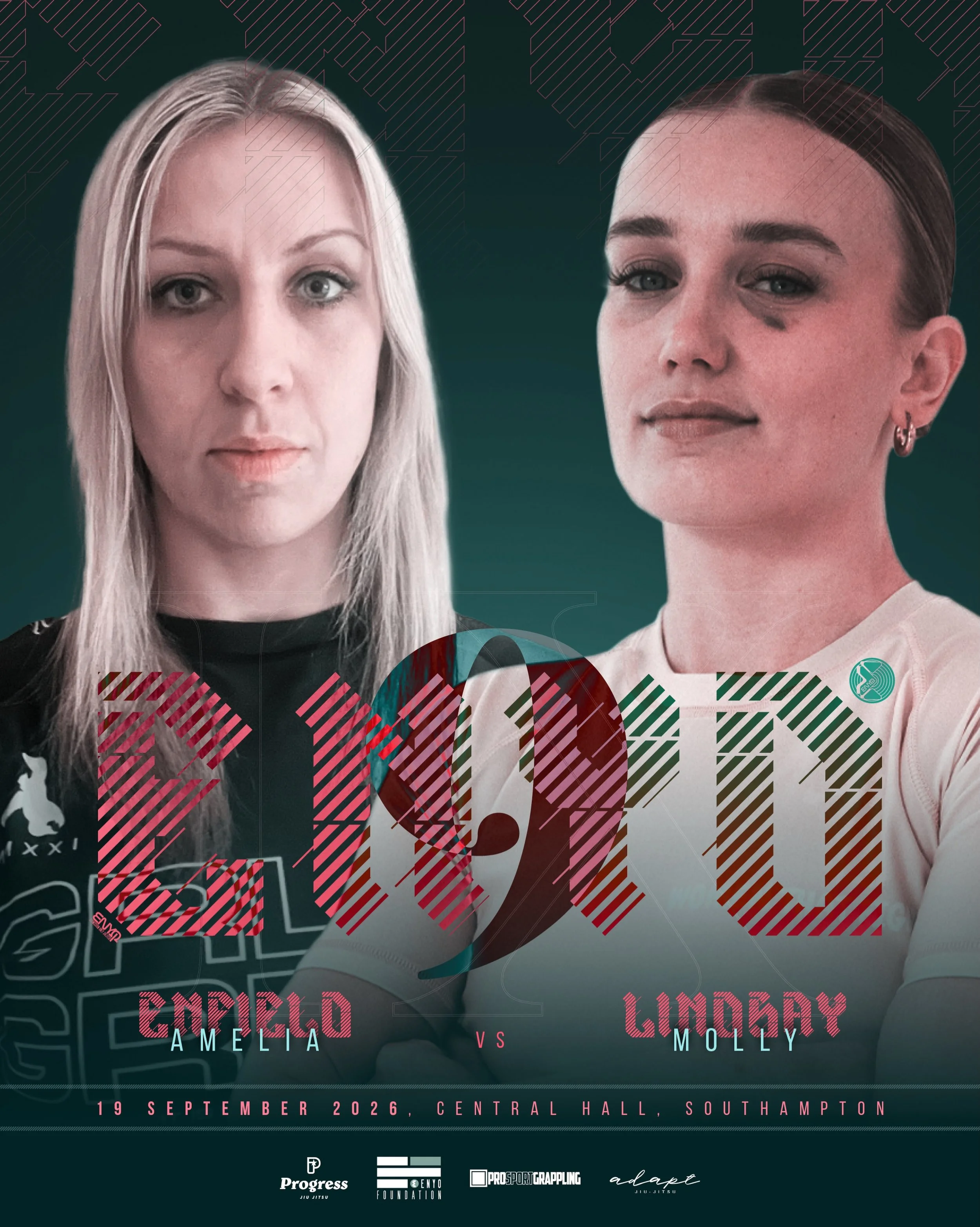 Winner of our Contenders South tournament and Enyo veteran @molly_lindsay returns to the mats to face Gorilla Grapplers&rsquo; @ameliaenfield , who comes into this one on the back of a string of gold medal performances.

Both ladies are known for the