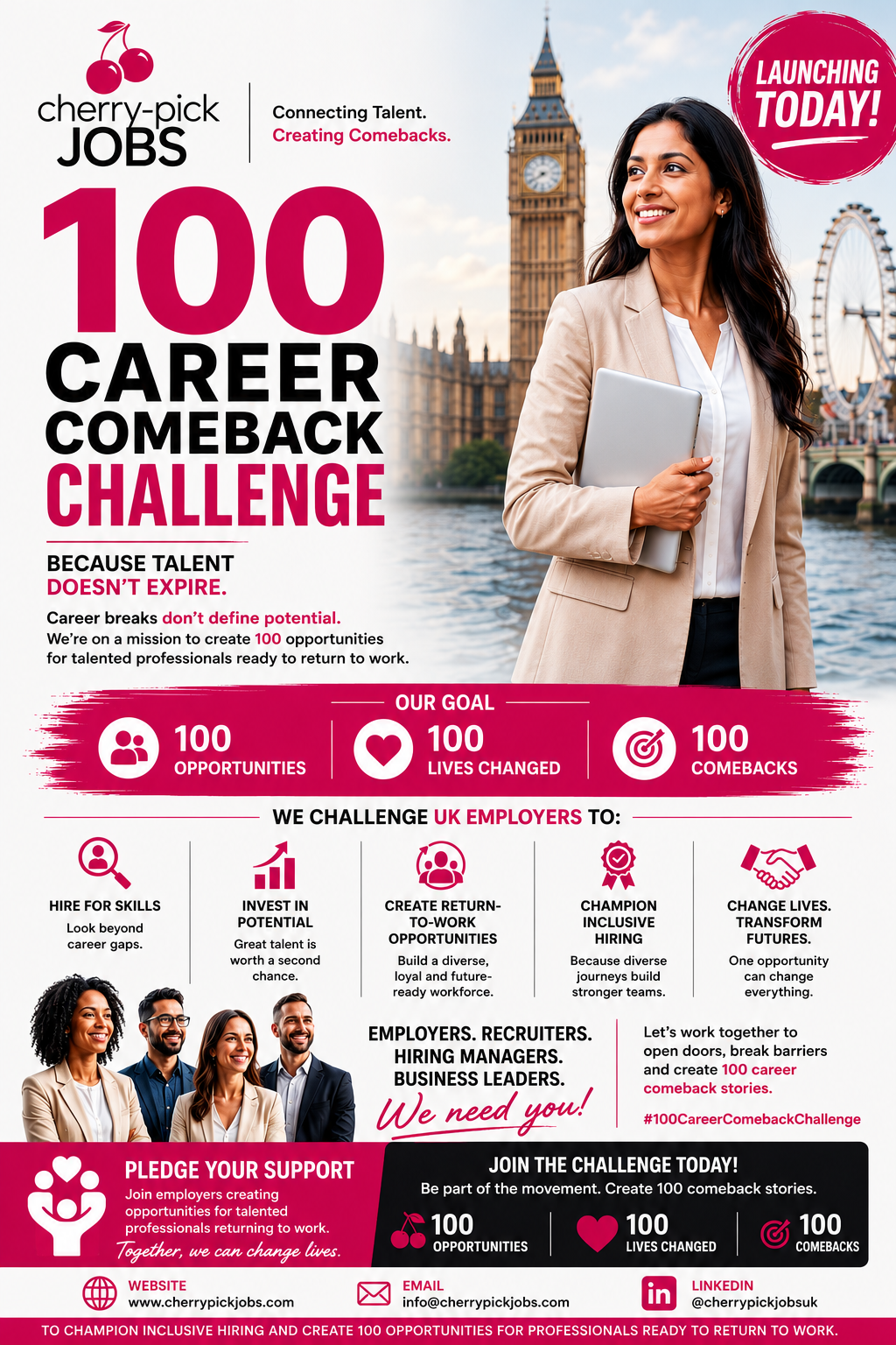 100 Career Comeback Challenge