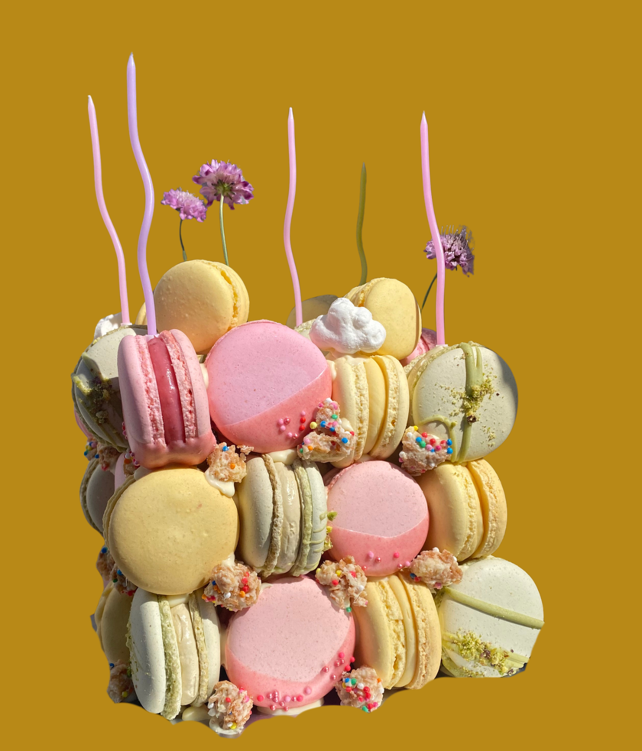Macaron tower
Strawberry
Pistachio
Passionfruit