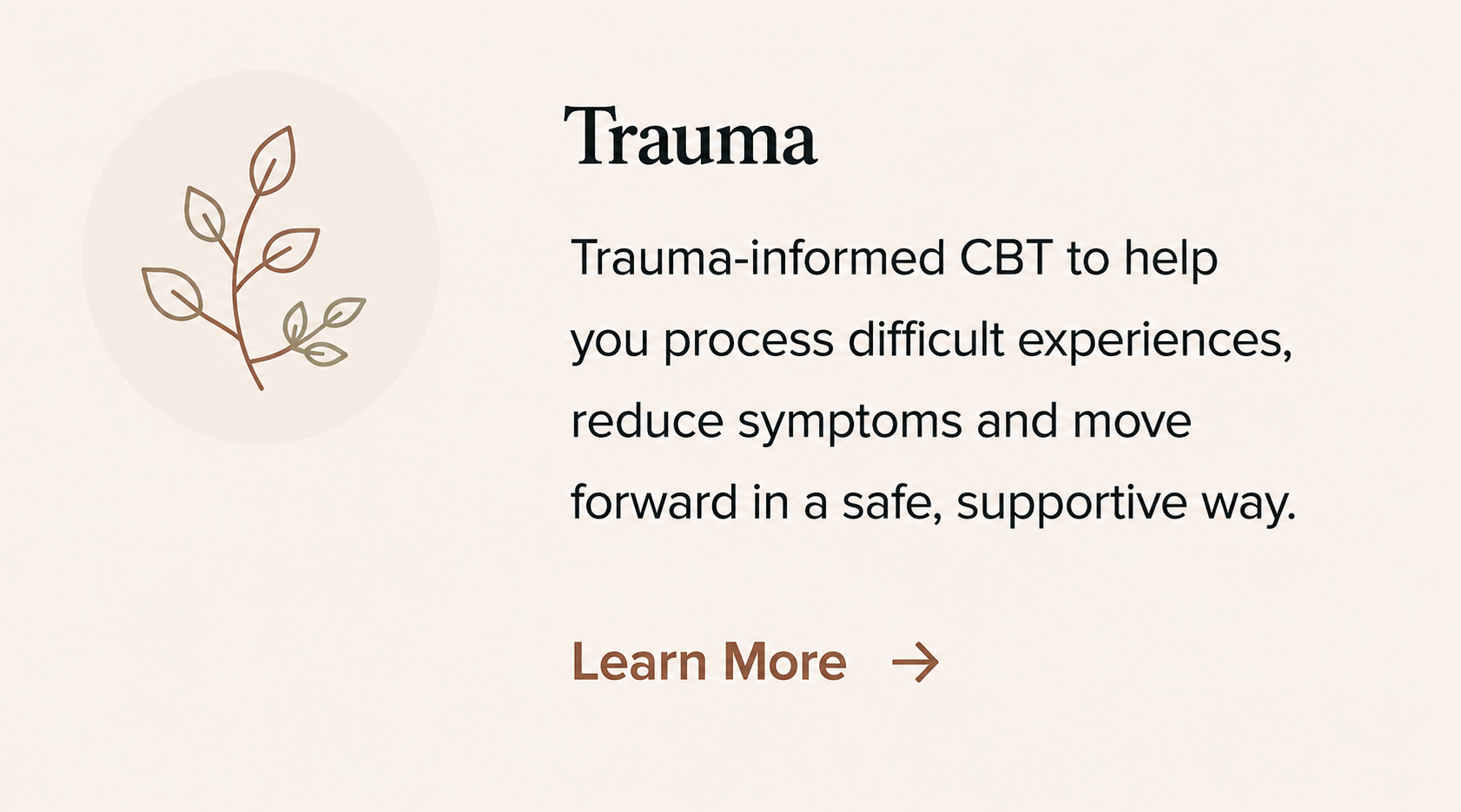 Illustration representing therapy For trauma and PTSD