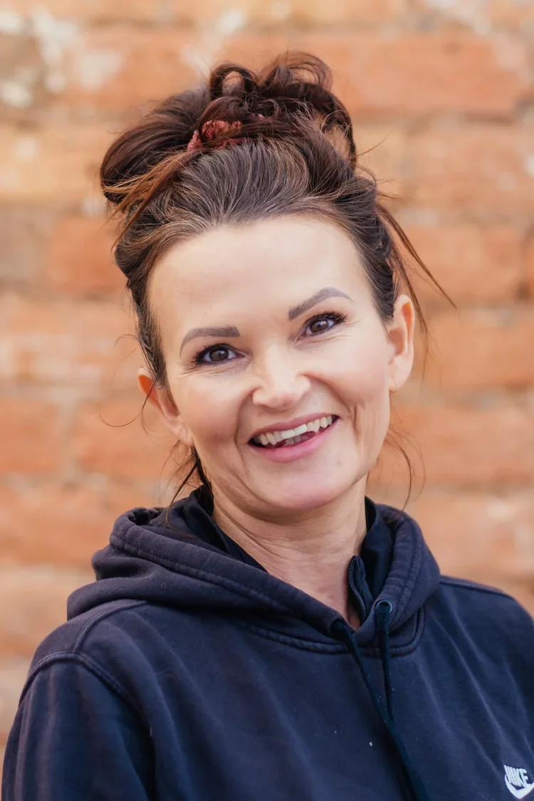 A yoga teacher at The Basement Snug Yoga Studio in Kenilworth.