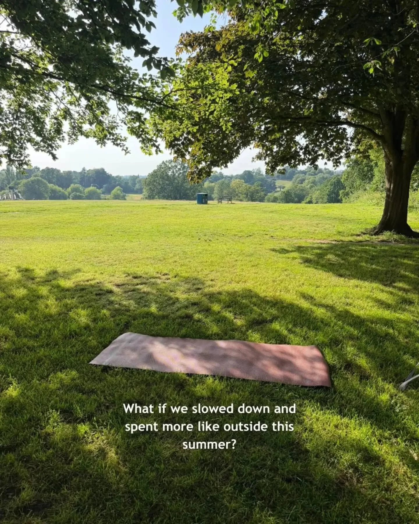 What if we slowed down and spent a little more time outdoors this summer? ☀️

Life can feel so busy, and it&rsquo;s easy to forget to notice the simple things right in front of us.

This is exactly why we love taking our yoga practice outdoors. 🌿

F