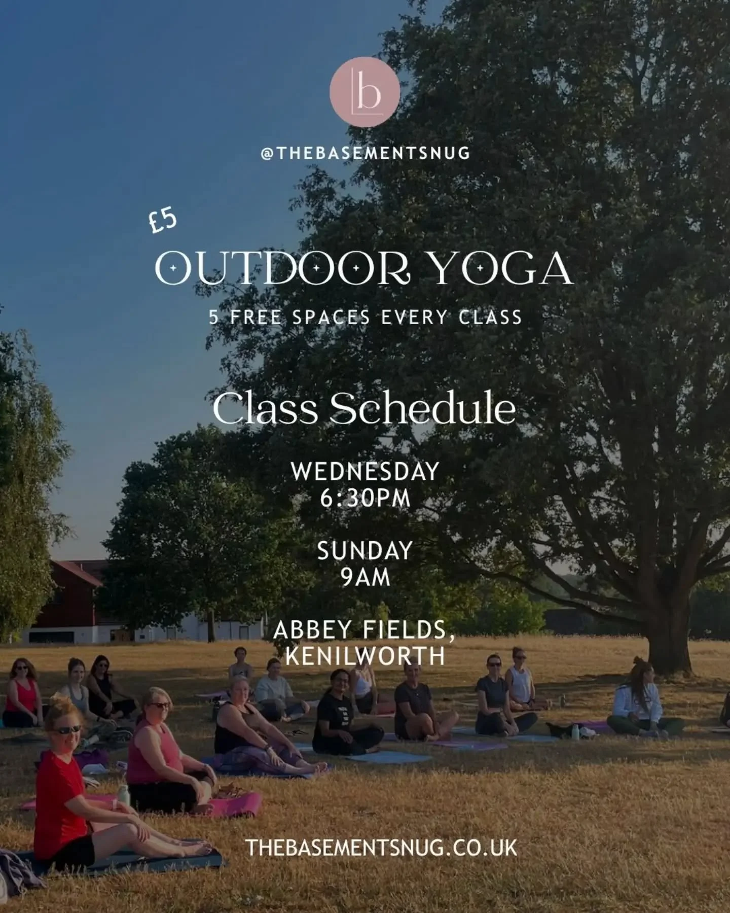 August is your last chance to join one of our outdoor yoga sessions in Abbey Fields before we wrap up for the season. 🌿

It's been so lovely to see so many of you joining us throughout the summer, and we've loved hearing what brought you along. 

Fo