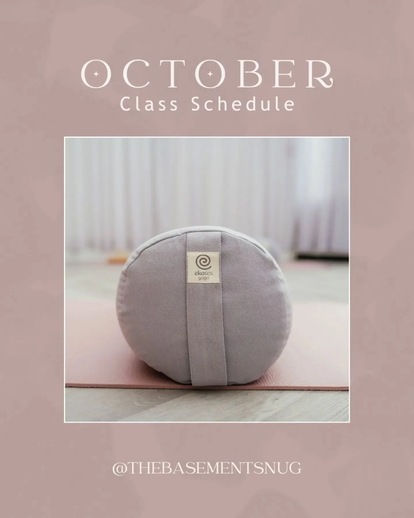 October, we&rsquo;re ready for you 🍂

Crisp mornings, darker evenings and plenty of cosy time at The Snug.

Here&rsquo;s what&rsquo;s coming up in the studio this month. Save the schedule and we&rsquo;ll see you on the mat. 

#octoberclasses #octobe