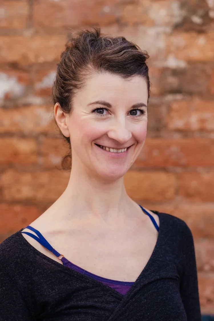 A yoga teacher at The Basement Snug Yoga Studio in Kenilworth.