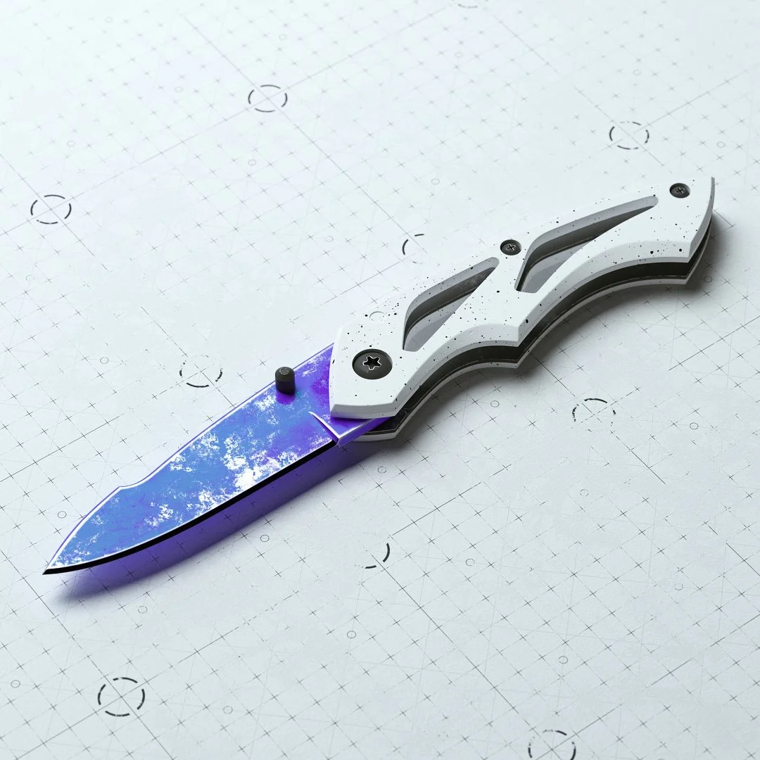 Highpoly Modeling exercise - I initially modeled this knife in Fusion 360 and later decided to remodel/sub-d model the whole thing in Cinema4D as a small exercise. Added some fancy CS:Go-like materials in Octane 😅
