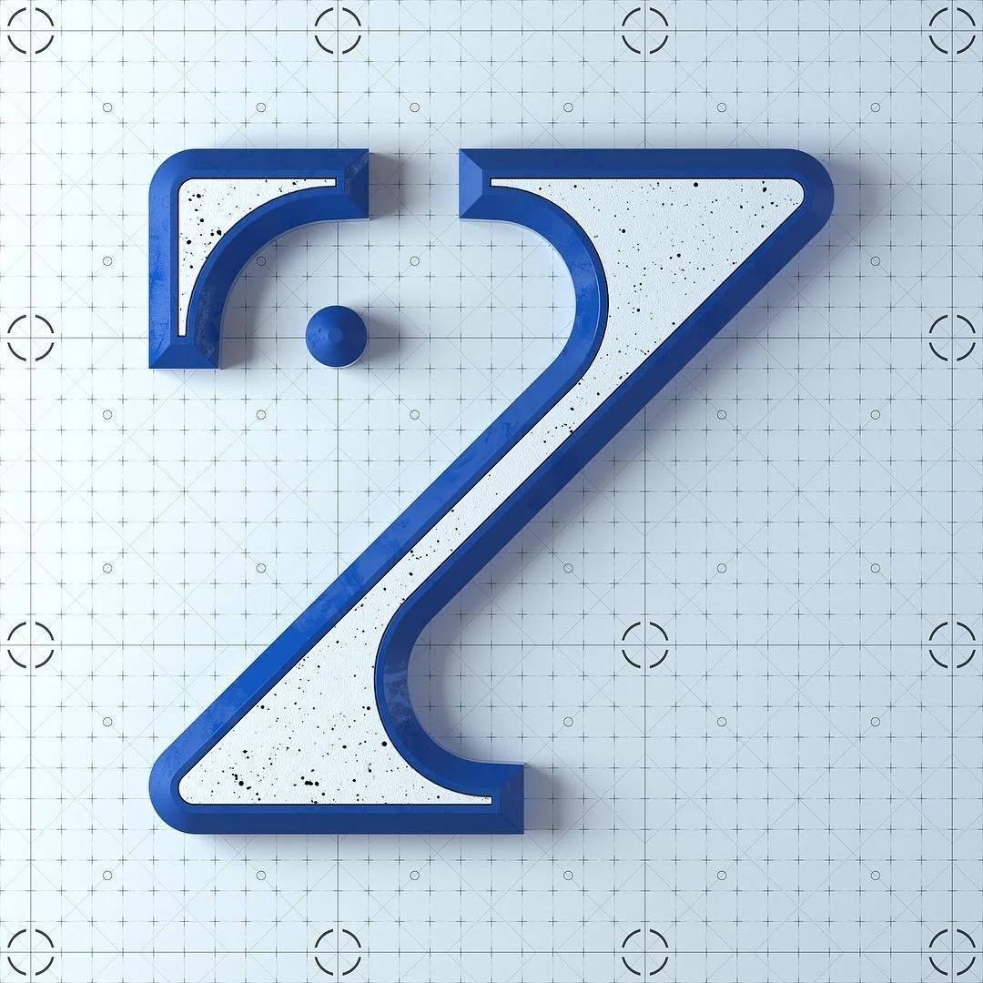 // Y for Yale blue - @36daysoftype #36days_y #36daysoftype
