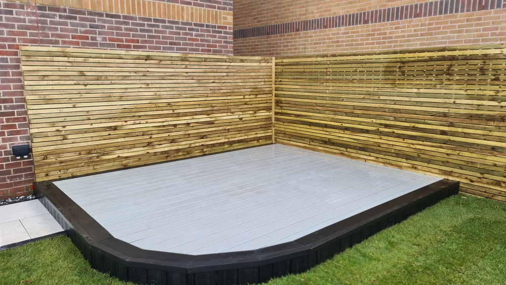 Composite decking installed by Team Bespoke