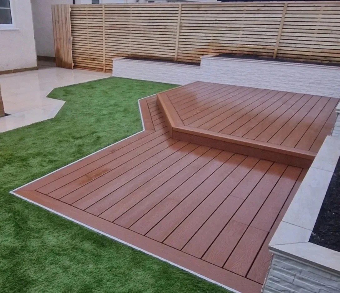 Completed landscaped garden by Team Bespoke