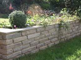 Garden wall constructed by Team Bespoke