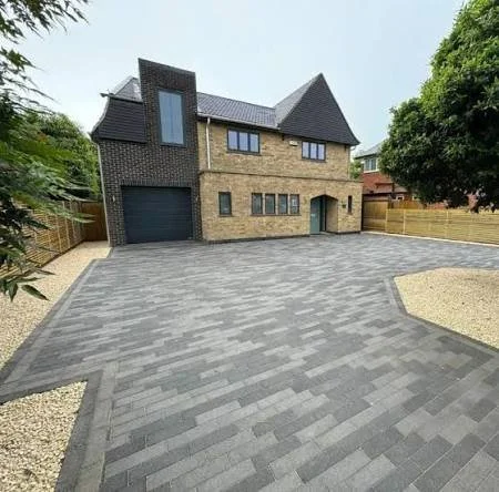 Premium block-paved driveway installed by Team Bespoke