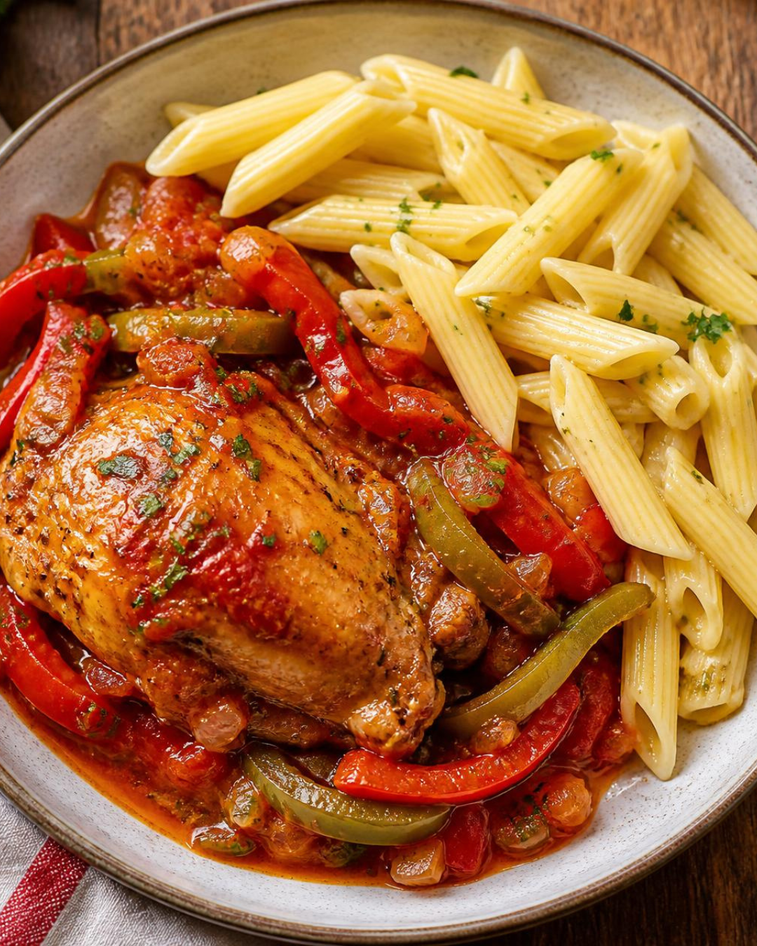 Poulet basquaise