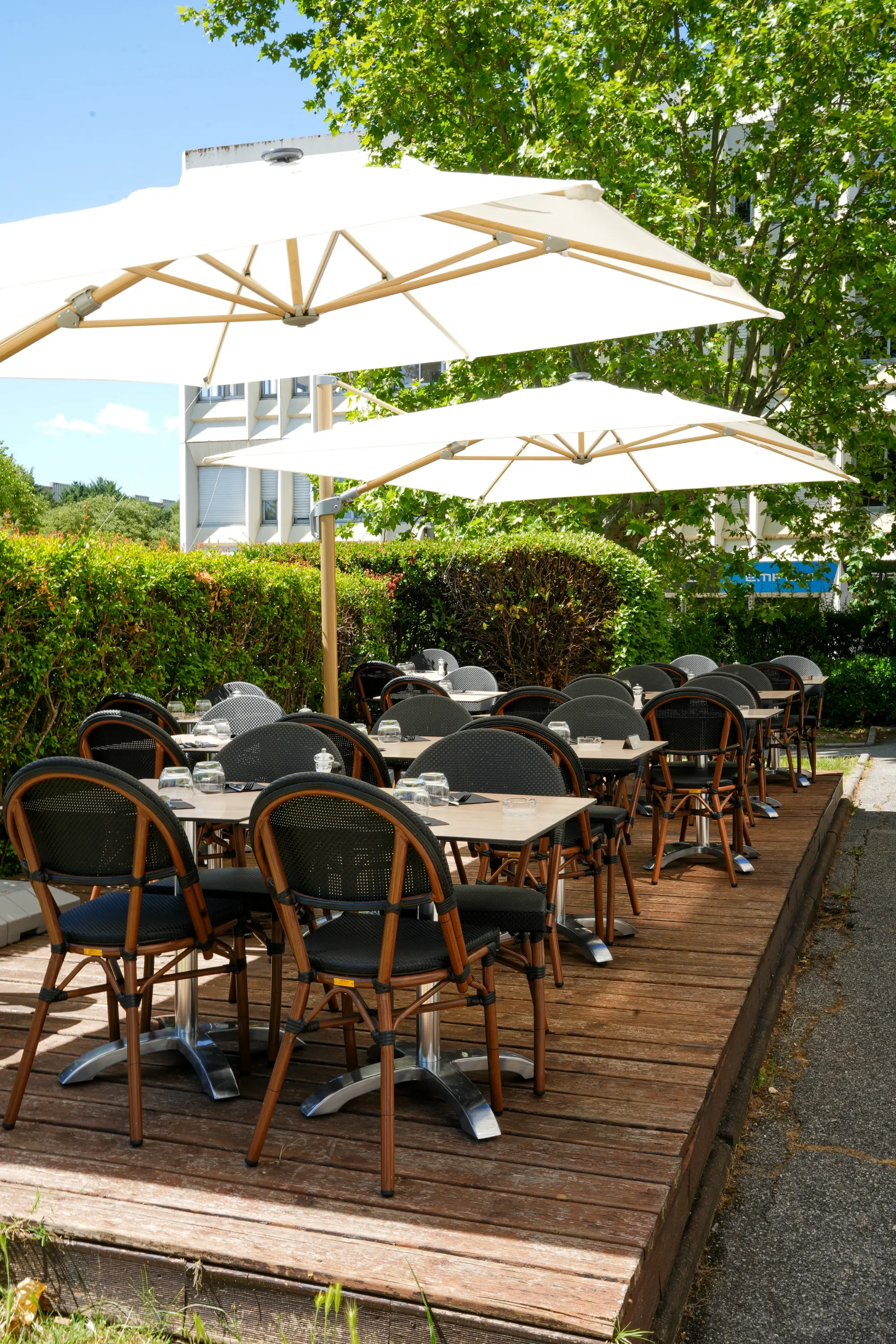 terrasse restaurant les milles