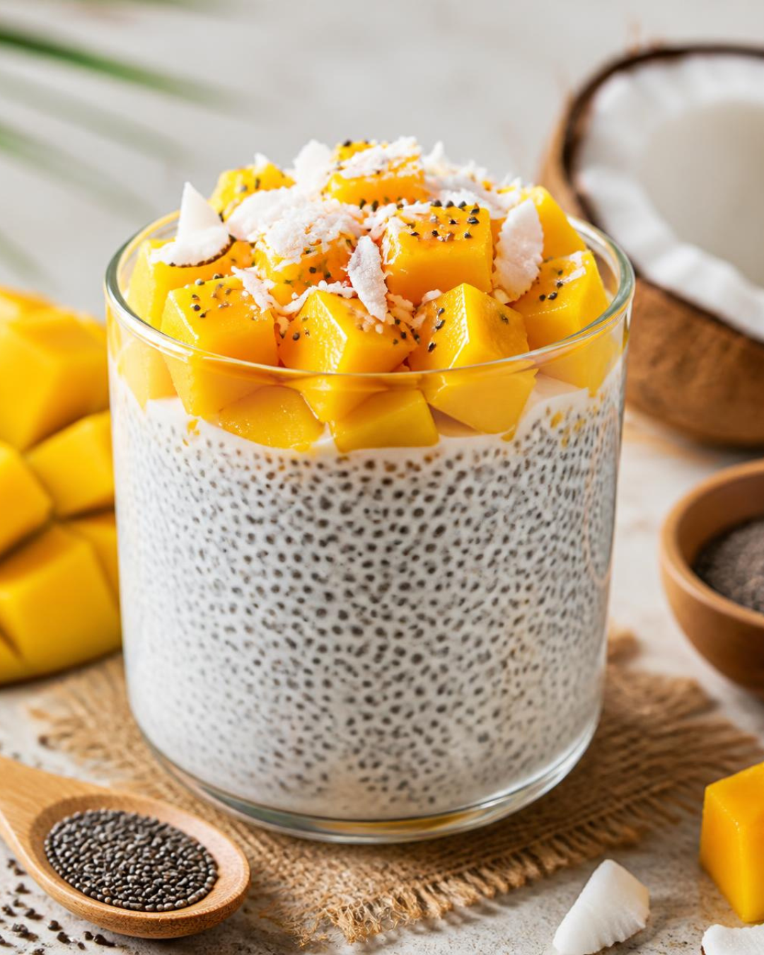 Graines de chia coco-mangue