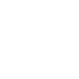 White downward arrow pointing to the bottom on a black background.
