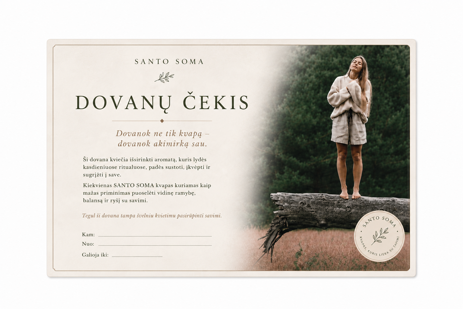 SANTA SOMA dovanų čekis