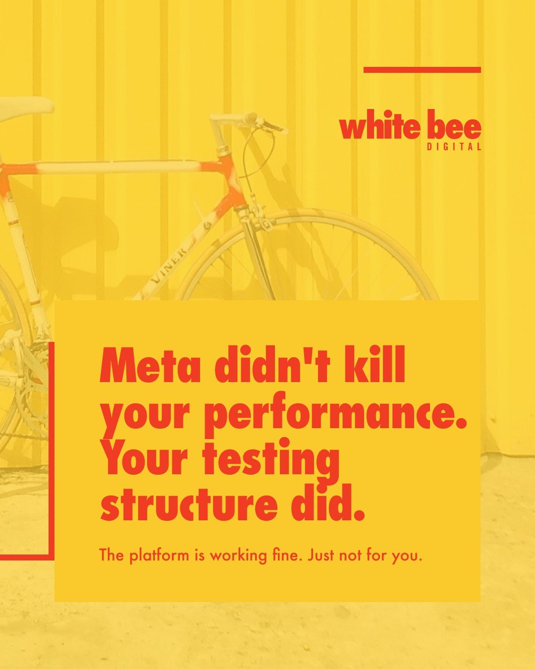 Running ads on Meta can be a wild ride, I&rsquo;m not going to lie about that but while I see posts and hear whispers about &lsquo;the platform&rsquo;s broken&rsquo;, &lsquo;the algorithm&rsquo;s changed&rsquo; and &lsquo;paid social is dead&rsquo;..