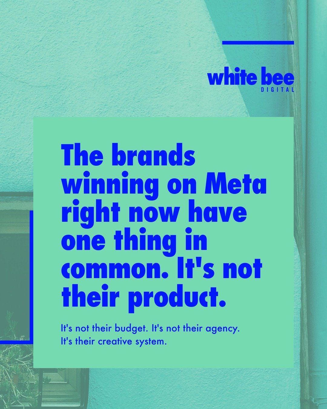 Wanna know the cruel thing about eCommerce? It&rsquo;s not the brands with the best products that are winning.

It&rsquo;s the ones that have cracked their creative system.

If you want to hear more about what that means, comment 'PLATEAU' and I&rsqu