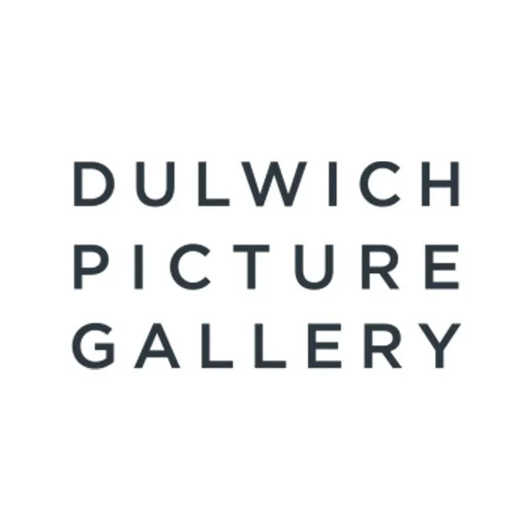 Dulwich Picture Gallery logo in black text on a white background.