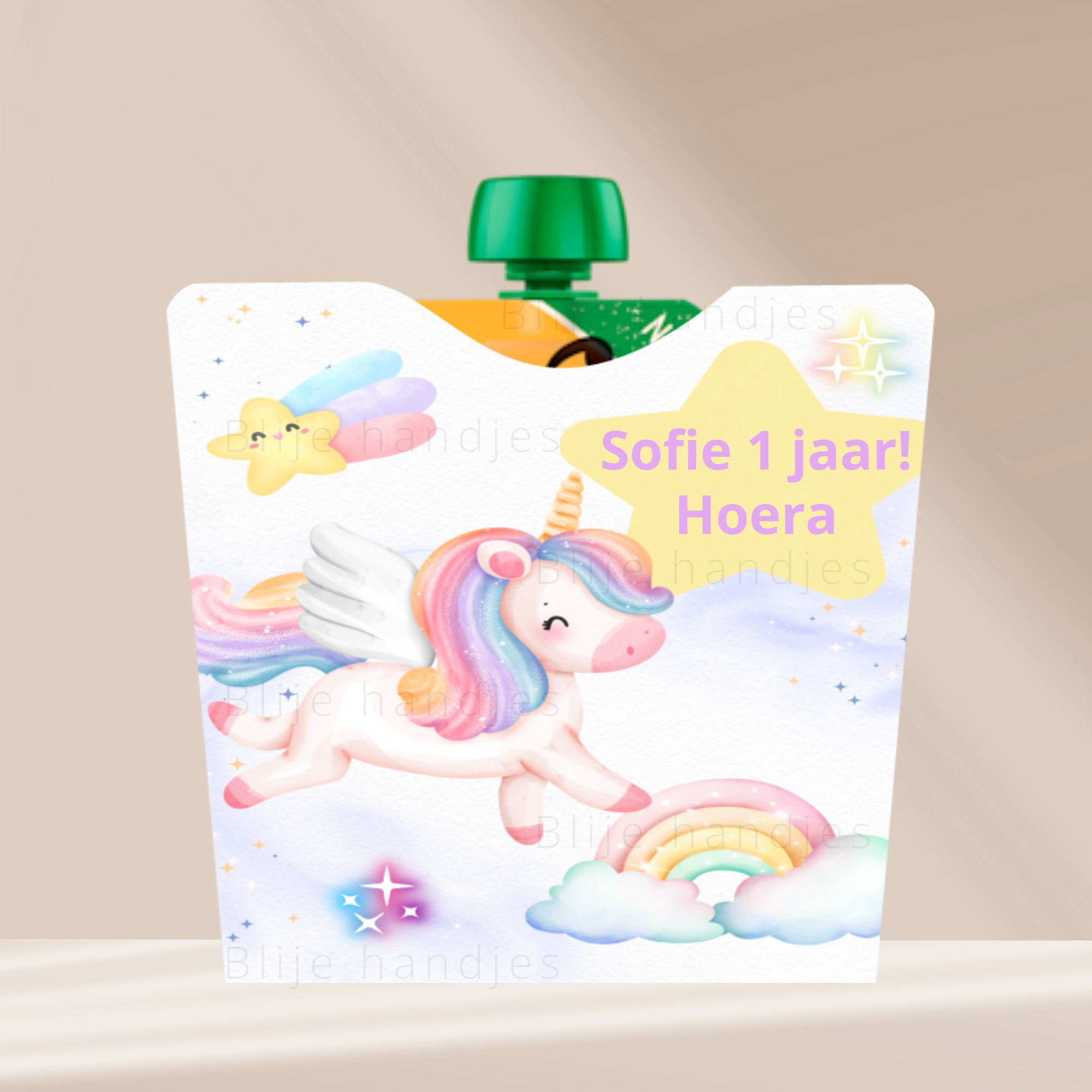 Knijpfruitwikkel Eenhoorn Sofie
